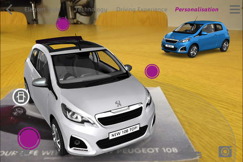 Peugeot New 108 in 3D screenshot 4