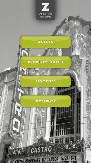 Zephyr Real Estate Search