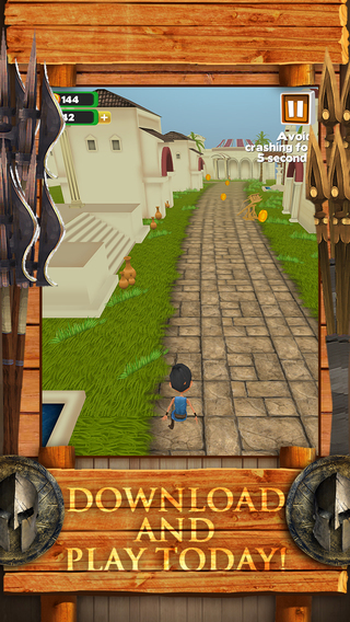 【免費遊戲App】3D Roman Gladiator Run Impossible Infinite Runner Adventure Game FREE-APP點子