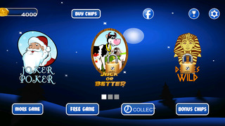 Screenshot 4 Ааа Рождество Джекпот Радость Покер — Слушать лучших бесплатных игр прохладном игры футбол спорт онлайн для