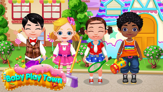 【免费游戏app】little babies town adventure - kids play time!