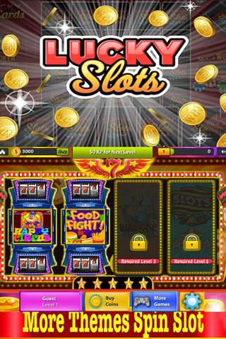 Vegas Slots: Play Slot Of Food Fight Games Machines HD!! screenshot 3