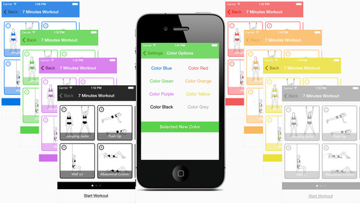 【免費運動App】7 Minutes A Day-APP點子