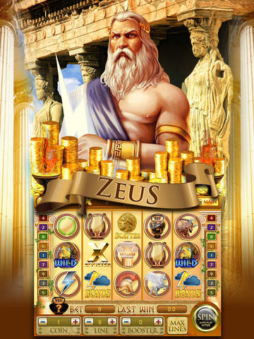 Zeus Treasure - Casino Slot Machine Game HD