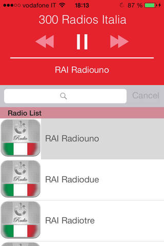 300 Radio Italia (IT) : Musiche, Calcio screenshot 2