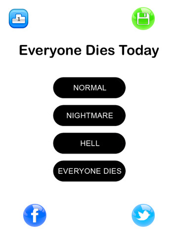 【免費遊戲App】Everyone Dies Today-APP點子