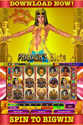 Casino & lasVergas: Slots Of Vampire Spin Pharaoh Free game screenshot 2
