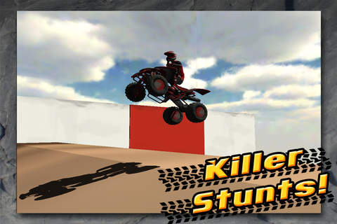 3D Off-Road ATV Parking - eXtreme Loop Cliff Drive & Race Simulator Games screenshot 4
