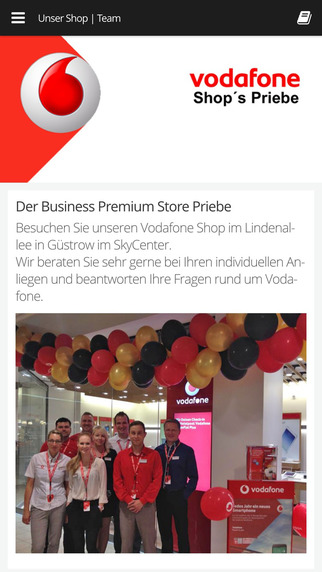 【免費商業App】Vodafone Shops Priebe-APP點子