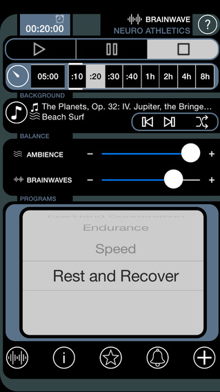 【免費健康App】Brain Wave Neuro Athletic Trainer - 7 Advanced Binaural Brainwave Entrainment Fitness Programs-APP點子