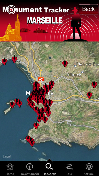 【免費旅遊App】Marseille on the move by Monument Tracker-APP點子