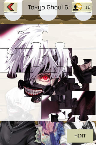 Jigsaw Manga & Anime Hd  - “ Japanese Puzzle Collection Of Tokyo Ghoul For Adults “ screenshot 2