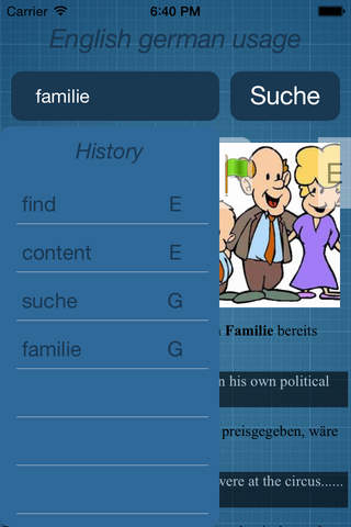 English <-> German in use with voice, pictures and videos screenshot 3