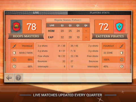 【免費遊戲App】Hoops Rivals - Basketball Manager-APP點子