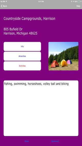 【免費旅遊App】Michigan Campground-APP點子