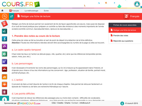 【免費教育App】Cours.fr 1L-APP點子