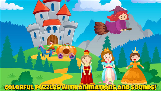 【免費遊戲App】Fairytale Puzzles: Fun Puzzles For a Princess or Prince-APP點子