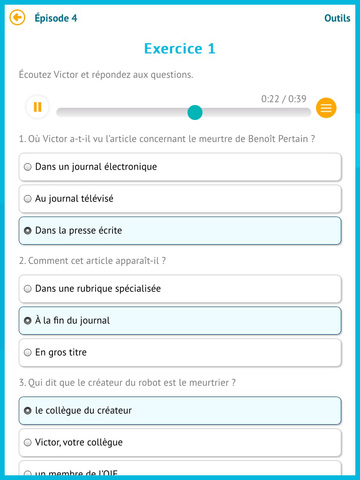 【免費教育App】Saison 2 Oral en français A2-APP點子