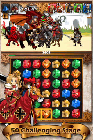 Army of Goddess Battle - Puzzle RPG screenshot 4