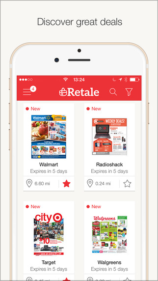 【免費書籍App】Retale - Weekly Ads & Deals-APP點子