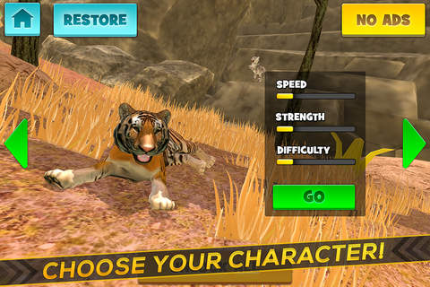 Tiger World | Tigers Simulator Racing Game For Kids screenshot 4
