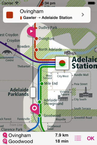 Adelaide Rail Map Lite screenshot 3