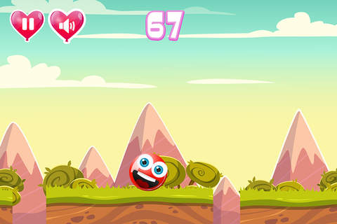 A St. Valentine Bounce - Balls of Heart Dash and Roll Free screenshot 3