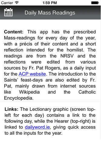 Daily Mass Readings screenshot 4