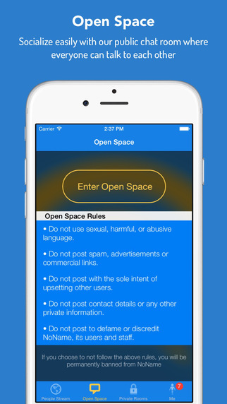 【免費社交App】NoName - Anonymous Chat Rooms-APP點子