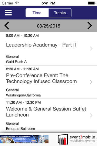 CCCAOE 2015 Spring Conference screenshot 4
