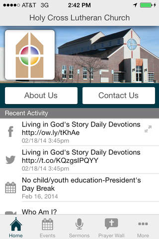 Holy Cross Lutheran Church App screenshot 2