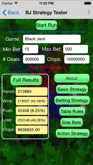 【免費遊戲App】BlackJack Strategy Tester-APP點子