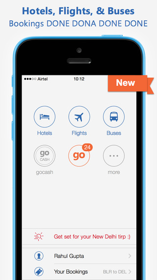 Goibibo : Hotel Flight Bus Booking