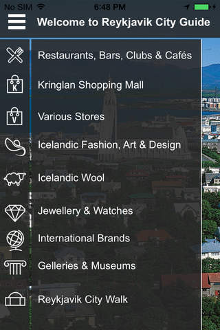 Reykjavik City, Restaurants and Shopping screenshot 3