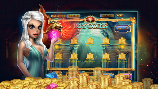 【免費遊戲App】Slots Queen of Dragons  - Golden era of Thrones FREE 777 Casino Slot Machine Game.-APP點子