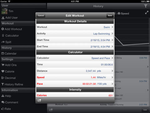 【免費健康App】Swim Speeds - Track and log your workouts and calculate time, pace, speed and distance-APP點子