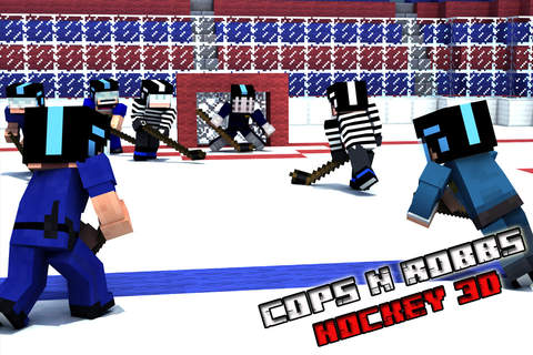 Cops N Robbers Ice Hockey Sport 3D with skin exporter for minecraft screenshot 2
