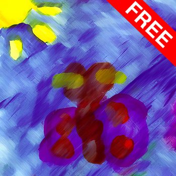 FingerPaint Classic Free Glow Color Paint and Draw LOGO-APP點子