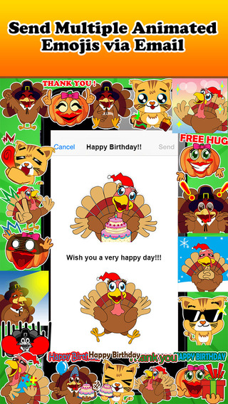 【免費娛樂App】Emoji Kingdom Free  - Christmas Turkey Emoticons-APP點子