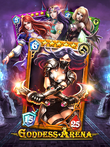 【免費遊戲App】Goddess Arena-card battle game-APP點子