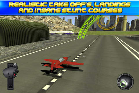 3D Stunt Plane Flying Parking Simulator Game - Real Airplane Driving Test Run Sim Racing Games screenshot 4