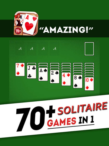 【免費遊戲App】Solitaire 70+  Card Games-APP點子