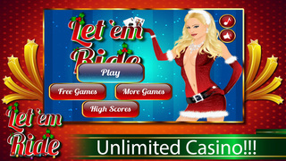 Let 'Em Ride Casino - Real Vegas Style Christmas 5 Card Poker