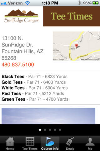 SunRidge Canyon Golf Club Tee Times screenshot 3