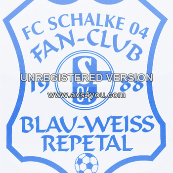 Schalke FC Blau Weiss Repetal LOGO-APP點子