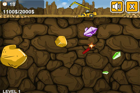 Catch the Gold Miner Fun Game screenshot 3