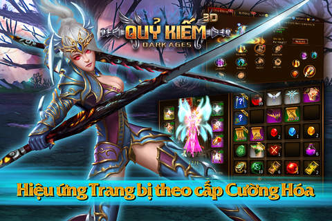 Quỷ Kiếm 3D (MU Thiên Long) - Chiến Thần  Vô Song : Game ARPG mobile 3d, huyền thoại nhập vai screenshot 3