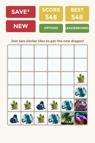 2048 Dragon Tale screenshot 4