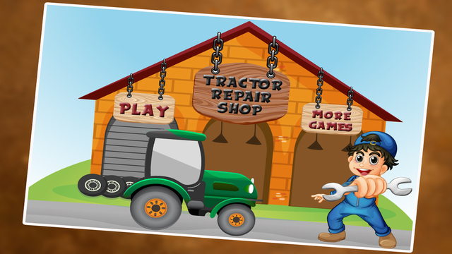 Tractor Repair Shop – Fix the auto cars in this crazy mechanic garage game for kids