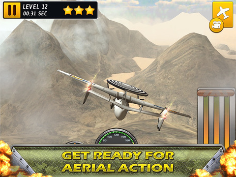 Fly to Park Xtreme Army Airplane Low Flying,landing & Parking Simulator на iPad